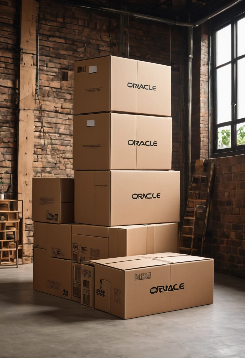 A cardboard design for an assembled home,Carton flat,Literary style,The logo name is oracle,Lay the carton flat,Industrial style,detail,high quality,