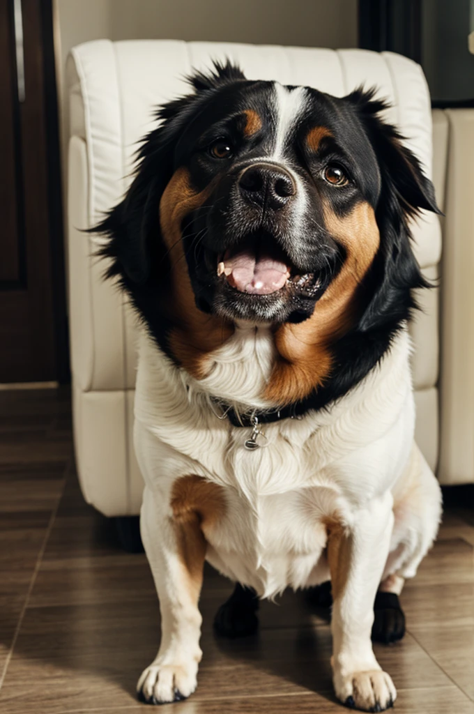 An engry dog