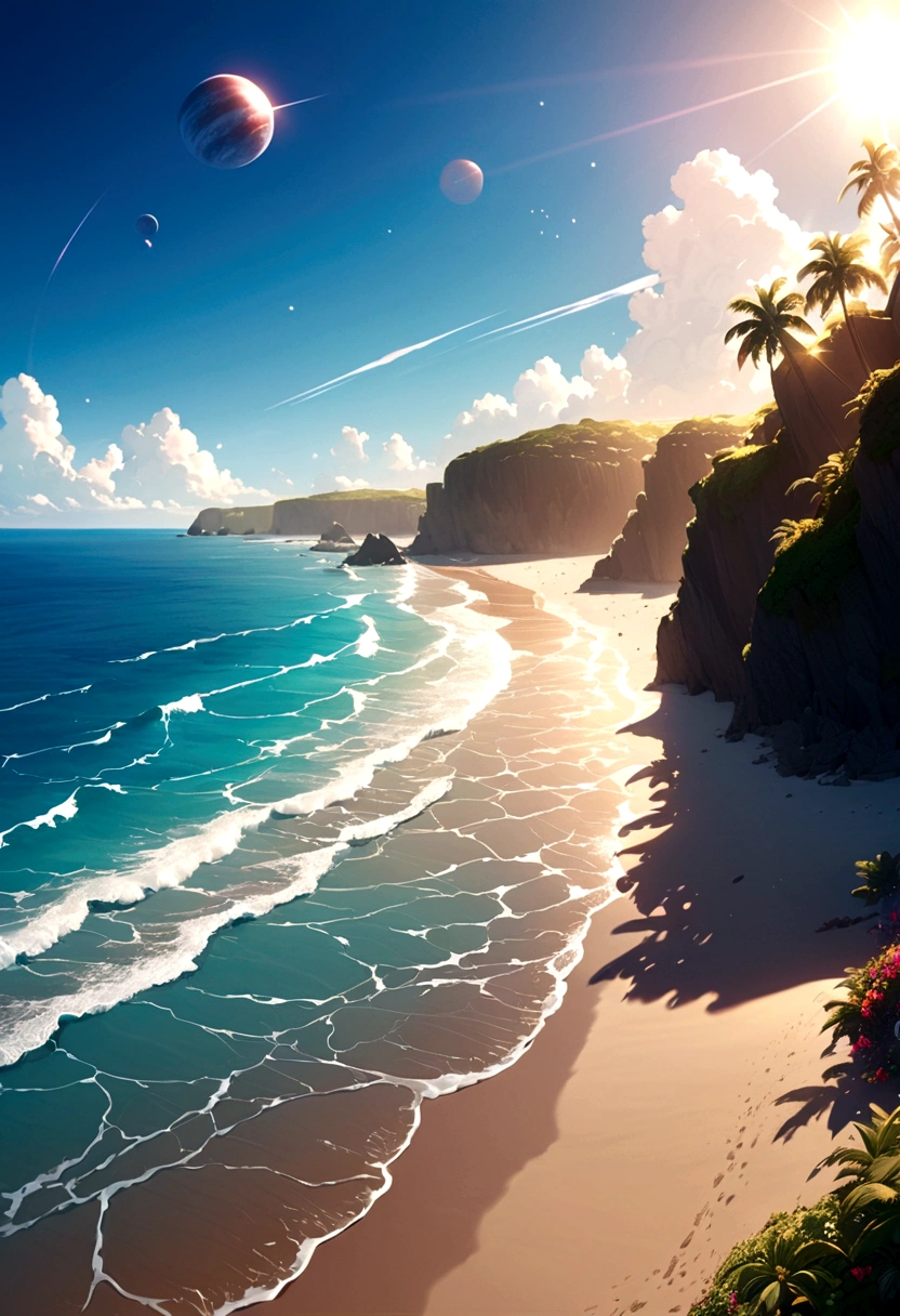 space beach