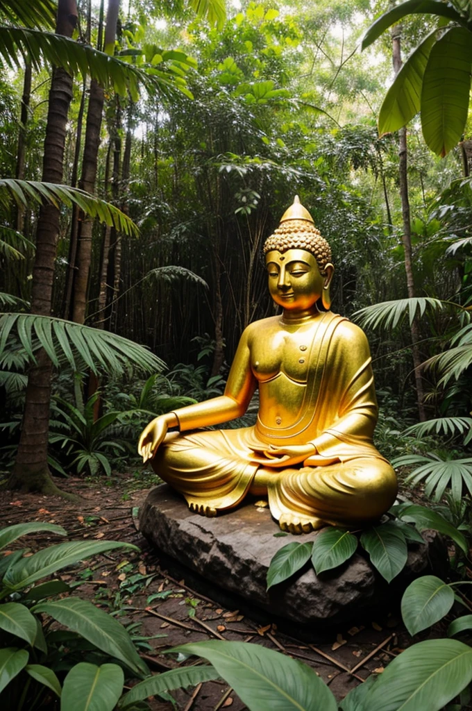 Jungle mein ek Budha vyakti janvaron se ghira hua hai 