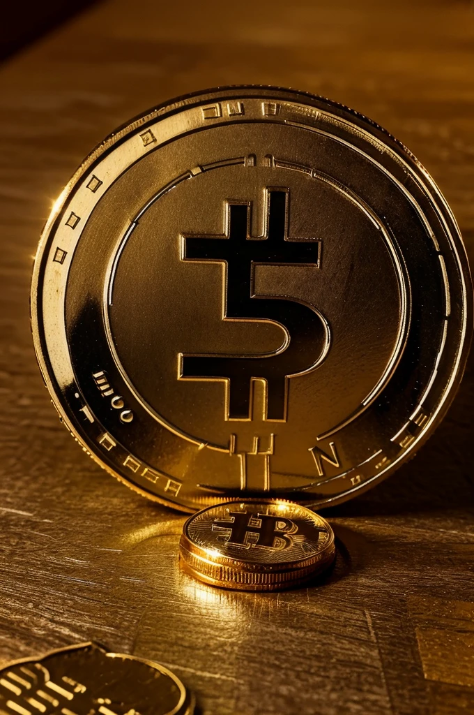 Meme coin logo for cryptocurrency with theme an bear