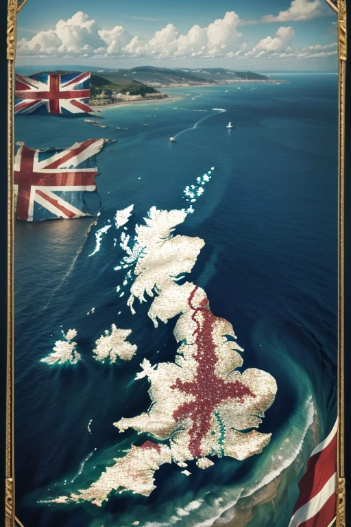 Great Britain predominates the sea in 1917