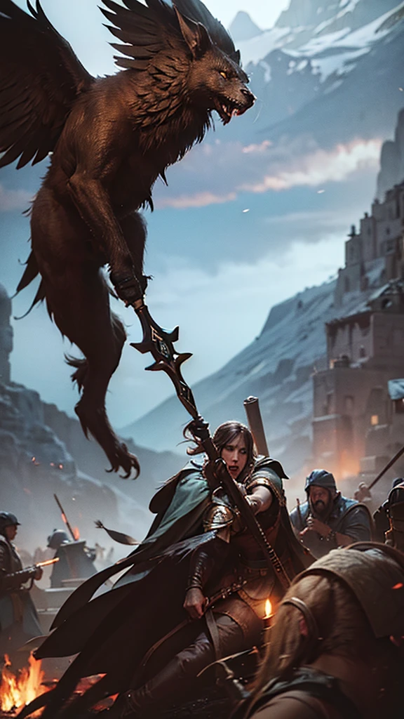 Massacre of an enemy kingdom's caravan