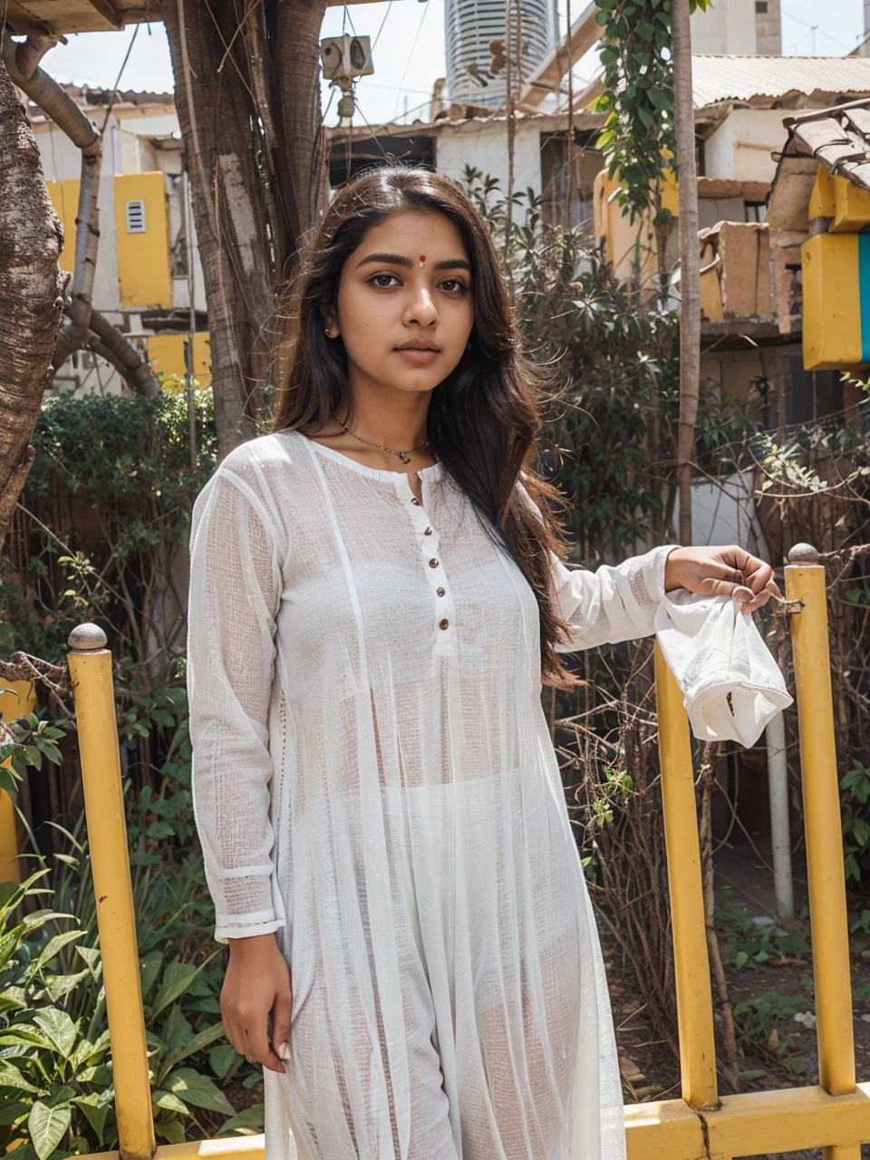 Desi indian girl with long hair in balck suit and jeans 0 figure age 18 looking cute and sexy at the same time oval faced black eyes