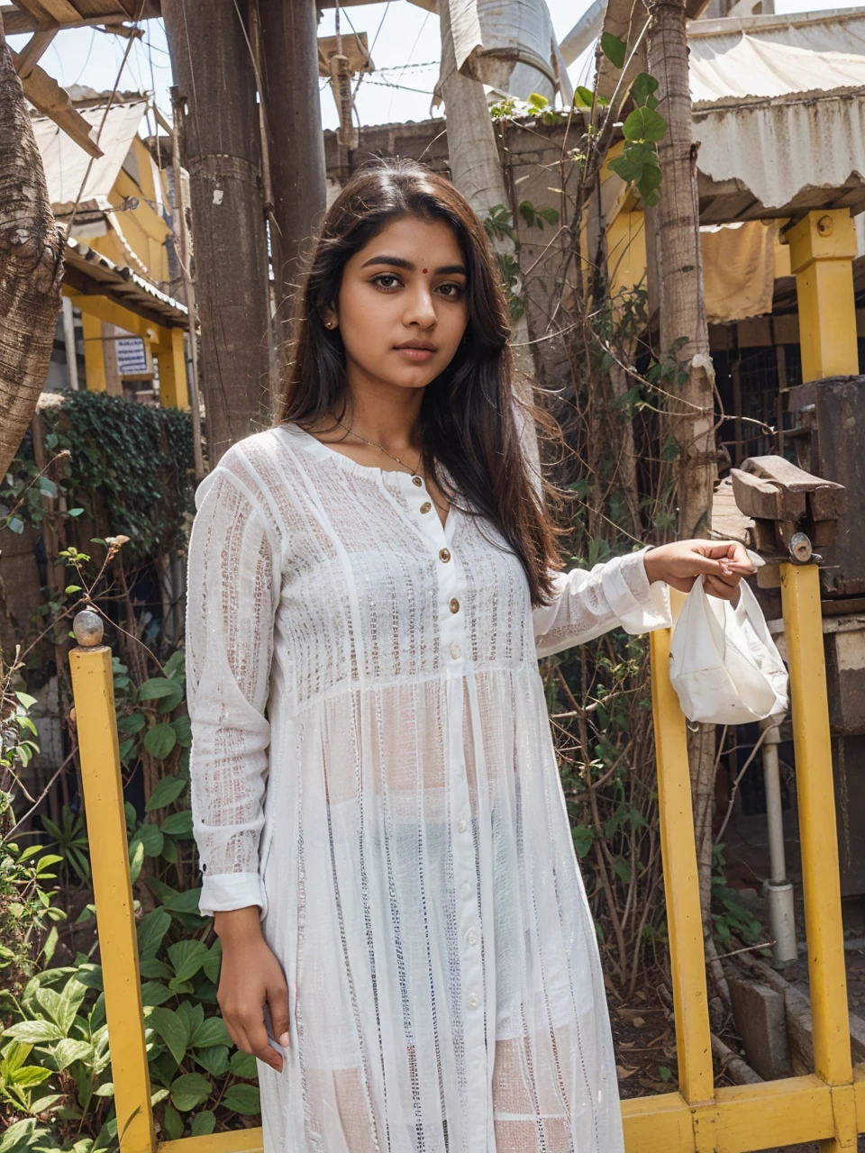 Desi indian girl with long hair in balck suit and jeans 0 figure age 18 looking cute and sexy at the same time oval faced black eyes