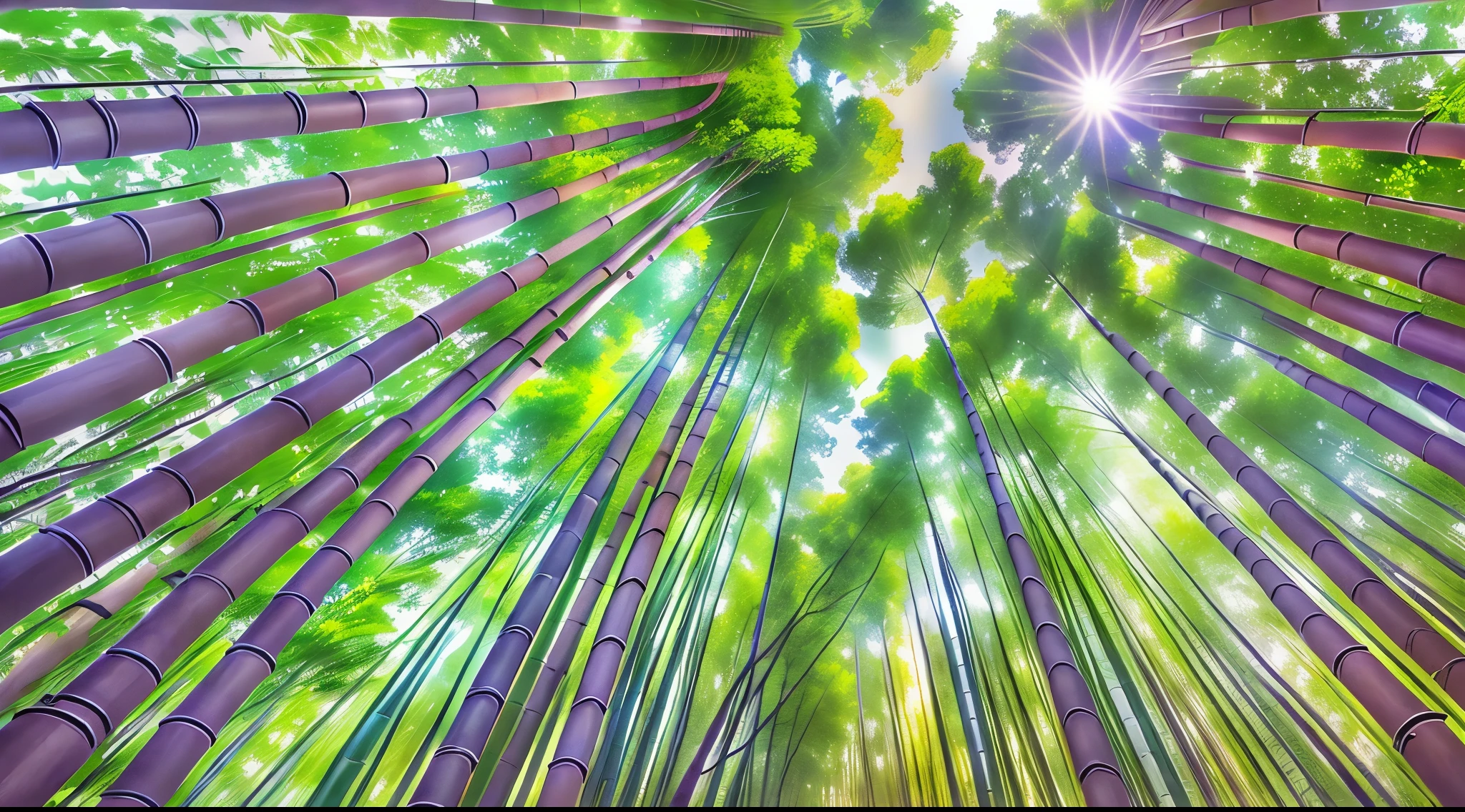 Anime Style、bamboo forest