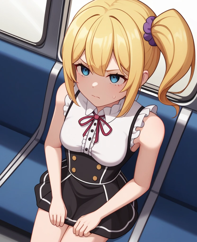 (((Pixel Perfect, Perfect detail))),girl,((Re:Zero Rem))(((Rem-style maid headband))),(whole body)Big Breasts, ((Bangs that hide the right eye))excessive cum((Blue Hair))Fully nude,With nipples,Pussy in full view,Sitting and spreading legs, ((tears,))((sweat))((wet)) {{masterpiece of curated eroticgamecg}}, {{extremely detailed CG}},{{beautiful detailed Glass hair}}, {{{best quality}}}, {{ultra-detailed}}, {{illustration}}, {crowd},train interior,expressionless,focus on girl,1 girl on the full train,from above,tear,{{glaring}}, {{{disgust}}}, embarrassed,closed mouth,{{{a girl empty eyes}}},looking up, perspired, 1 girl slender,1 girl's arm support,1girl stand,1 girl small breasts,gold hair, side ponytail hair,{{sleeveless,blouse,skirt}},unbuttoned, sex crime, 1 boy stand behind a girl, {{{a boy hugs a girl from behind}}}, {{{{{{{boy grap girl's breast}}}}}}}, {{{{{{boy put hands on girl's breast}}}}}}, nsfw