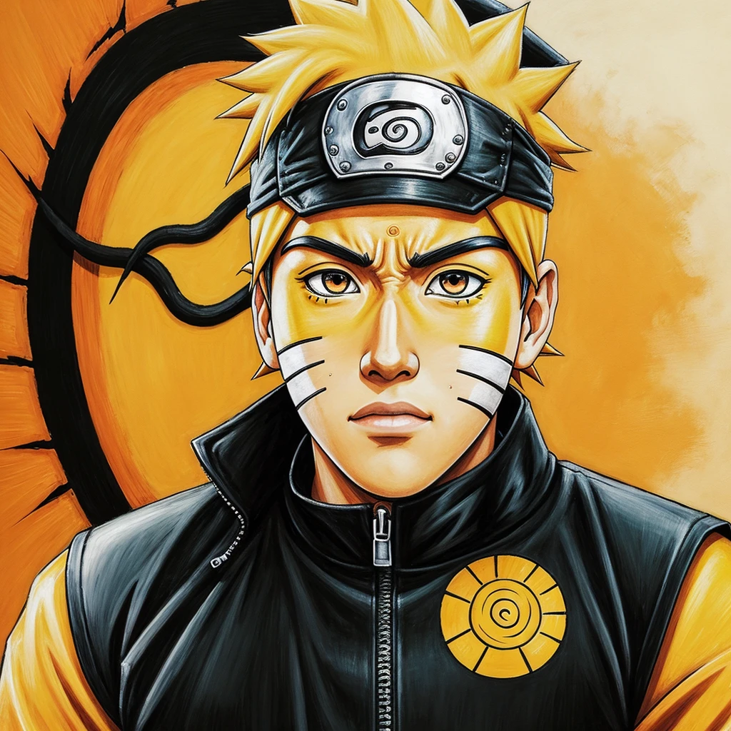 Naruto uzumaki detail masterpiece art