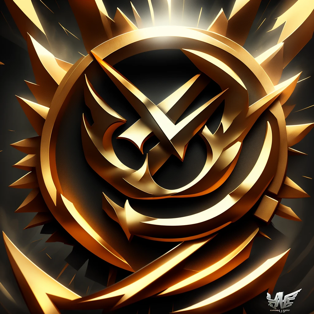 Criar uma logo em 3d, de alta qualidade, uma logo de time de e-sports, com cores escuras, of an anonymous warrior, o nome na logo do time tem que ser "War Anonymous", It is mandatory to display the name on the team logo prominently
