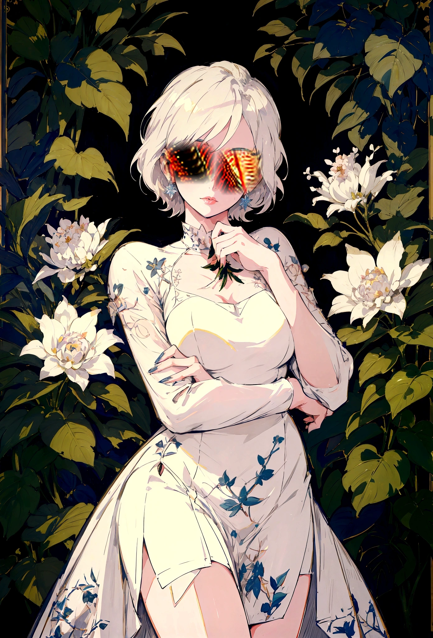 Shorter lashes, No makeup, beautiful detailed eyes, simple, アニメ, 8K, high quality, hyper detailed, masterpiece, elegant