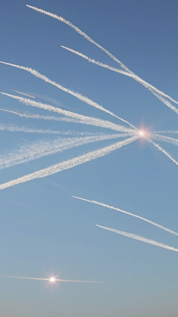 Chemtrails, on the field, in large quantities