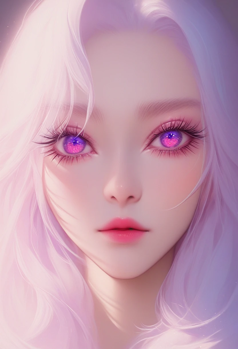 a anime girl with long hair and purple eyes, colorized photo by Rei Kamoi, trending on pixiv, remodernism, official art, ultra detailed, anime, beautiful detailed eyes, beautiful detailed lips, extremely detailed face, long eyelashes, portrait, digital painting, vibrant colors, warm lighting, cinematic composition, photorealistic, high quality, masterpiece, hyper detailed, 8k, best quality