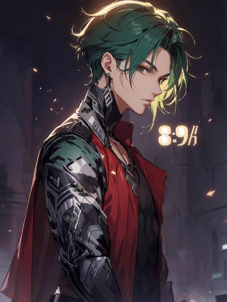 1man, handsome, short black hair, wearing combat suit, ultra high resolution, best quality, masterpiece, rtx,ray tracing, 4k, top quality, highly detailed, official art, stunning visuals