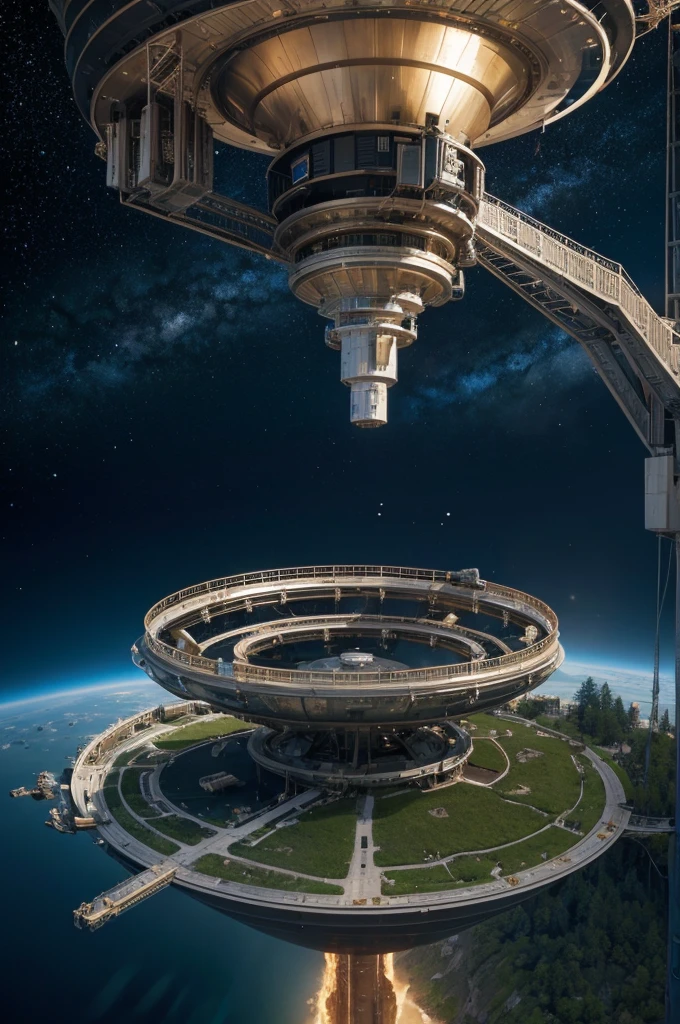 In the universe，colony，Space Engineering，Alien Engineering，Huge and magnificent，Complex and changeable，Large scenes
