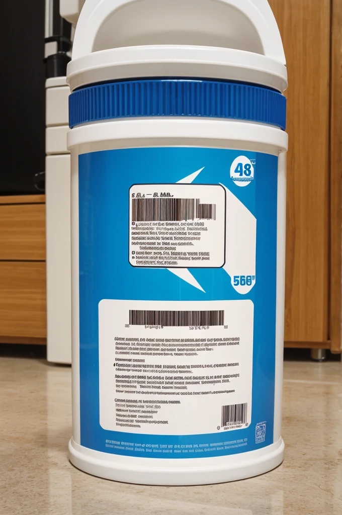 5*4inch product label printed with brand name hyperclean, toilet cleaner 3x protection cleans all germs thicker best quality product . MRP 589. 