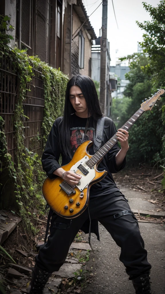Heavy Metal、Death Metal、guitar、ruins、