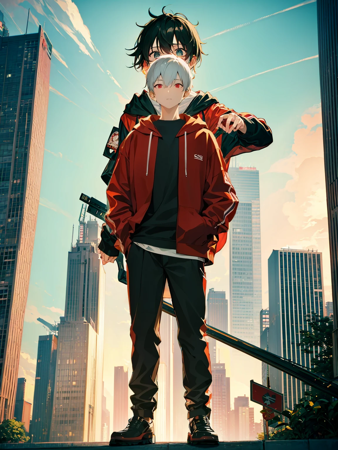 chance background to a tokyo city