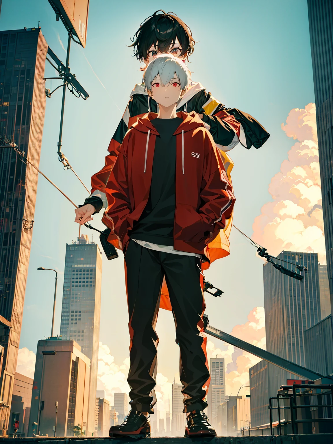 chance background to a tokyo city