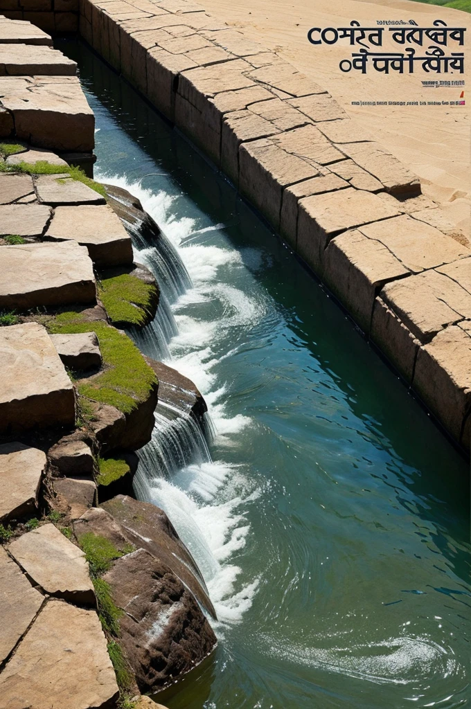 design a poster as an appeal for conserving water as most part of india facing serious problems and have being hit by drout