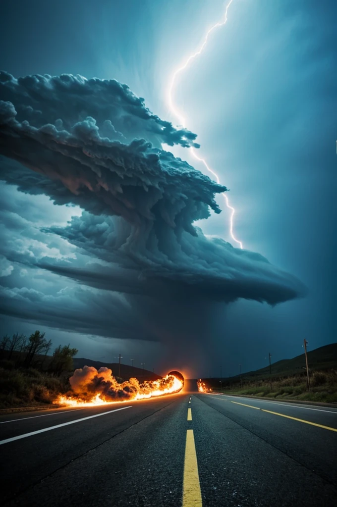 Radioactive tornado