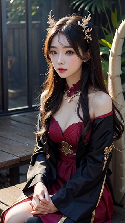 Dragon version beautiful girl.