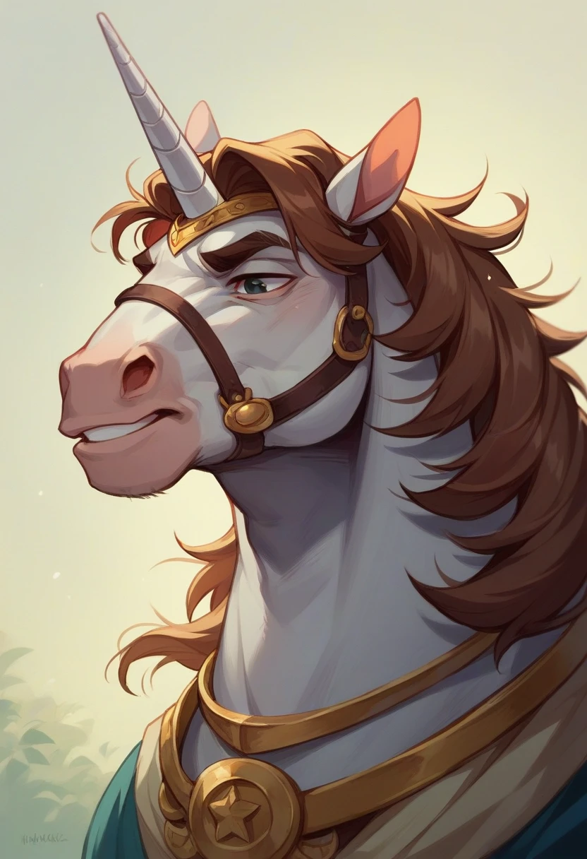 King Hayam Wuruk rides a dashing white horse
