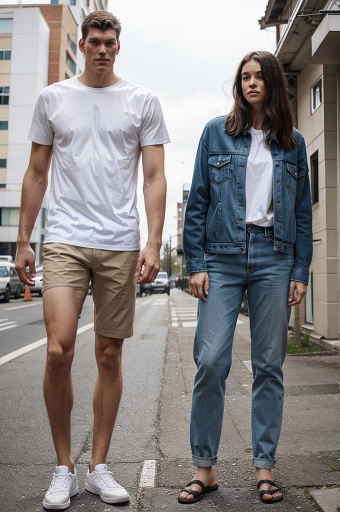 7 foot man next to 6 foot girl