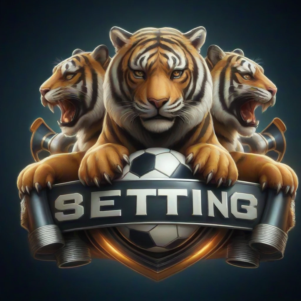 3D model super realistic tiger mascot for a sports betting group logo. The design should capture the tiger's ferocity and determination, with precise details in the hair, piercing eyes and intense expression.