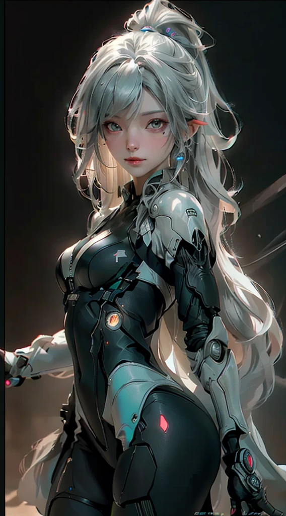 ((best quality)), ((masterpiece)), (detailed:1.4), 3d, Image of a beautiful cyberpunk woman,Human Development Report (High Dynamic Range),Ray Tracing,nvidia RTX,Super Resolution,Unreal 5,Subsurface scattering,PBR Textures,Post-Processing,Anisotropic filtering,Depth of Field,Maximum clarity and sharpness,Multi-layered textures,Albedo and Specular Maps,Surface Shading,Accurate simulation of the interaction between light and material,Perfect proportion,Octane Rendering,Two-color lighting,Large aperture,Low ISO,White Balance,Rule of Thirds,8K Native,