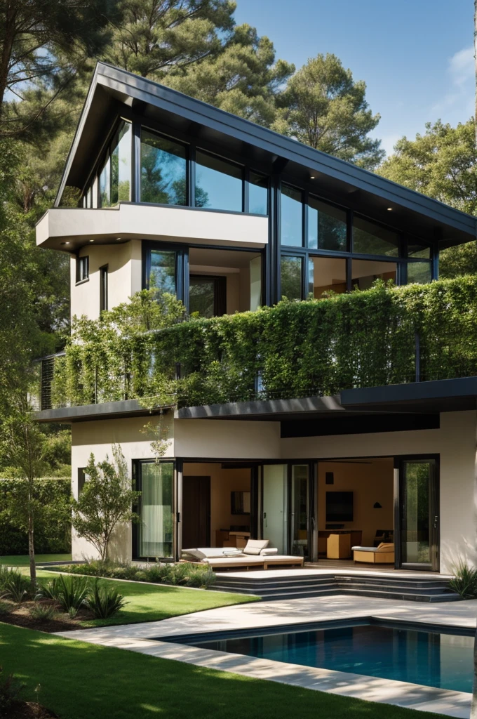 House inspired by figures of nature
