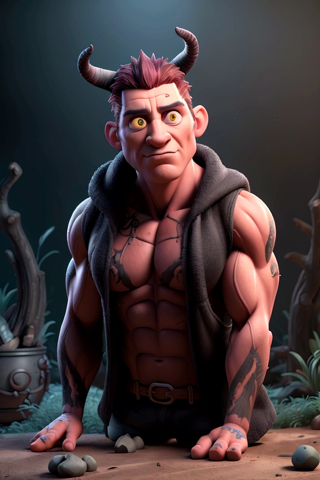 (((masterpiece))), (((Highest quality))), ((Super detailed)), (Highly detailed CG illustrations), ((Very delicate and beautiful)), Cinematic Light,((1 person)), alone, (Upper Body), (Character Focus), Absurd, High Contrast, Very detailed, colorful, Most detailed, sf, (Light blue hair), blue eyes, Six Pack Abs, Broad bear chest, topless, penis