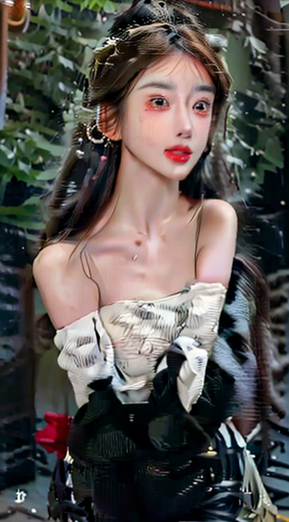 ((best quality)), ((masterpiece)), (detailed:1.4), 3d, Image of a beautiful cyberpunk woman,Human Development Report (High Dynamic Range),Ray Tracing,nvidia RTX,Super Resolution,Unreal 5,Subsurface scattering,PBR Textures,Post-Processing,Anisotropic filtering,Depth of Field,Maximum clarity and sharpness,Multi-layered textures,Albedo and Specular Maps,Surface Shading,Accurate simulation of the interaction between light and material,Perfect proportion,Octane Rendering,Two-color lighting,Large aperture,Low ISO,White Balance,Rule of Thirds,8K Native,Smiling