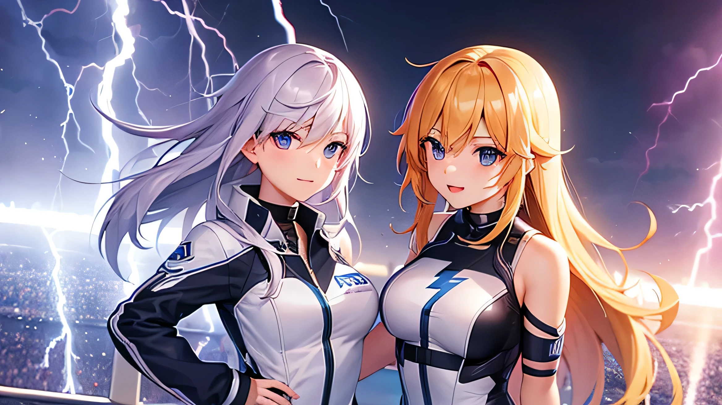 dash girl, lightning girl, thunder girl