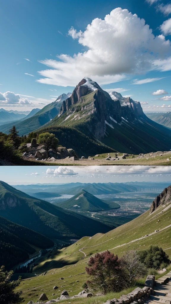 A big mountain place very beautiful pic