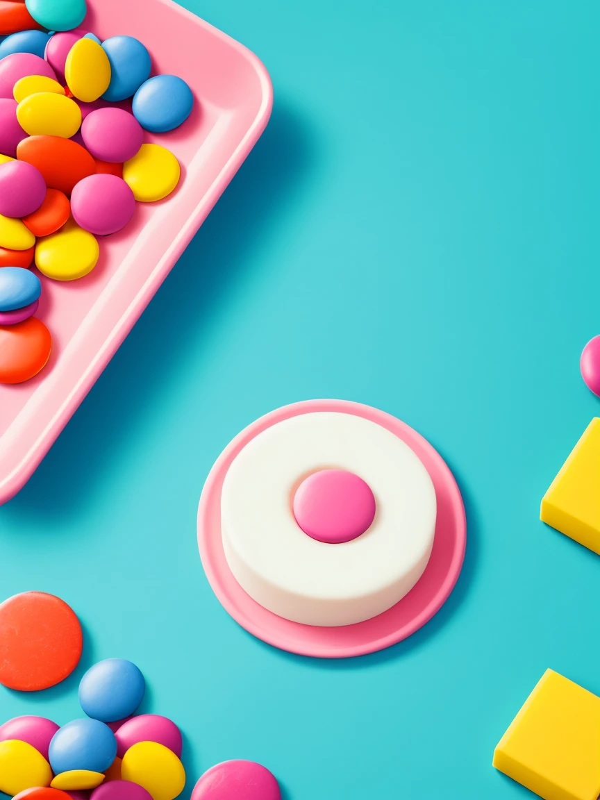 superb minimalism, aesthetic, candy landscape, summer