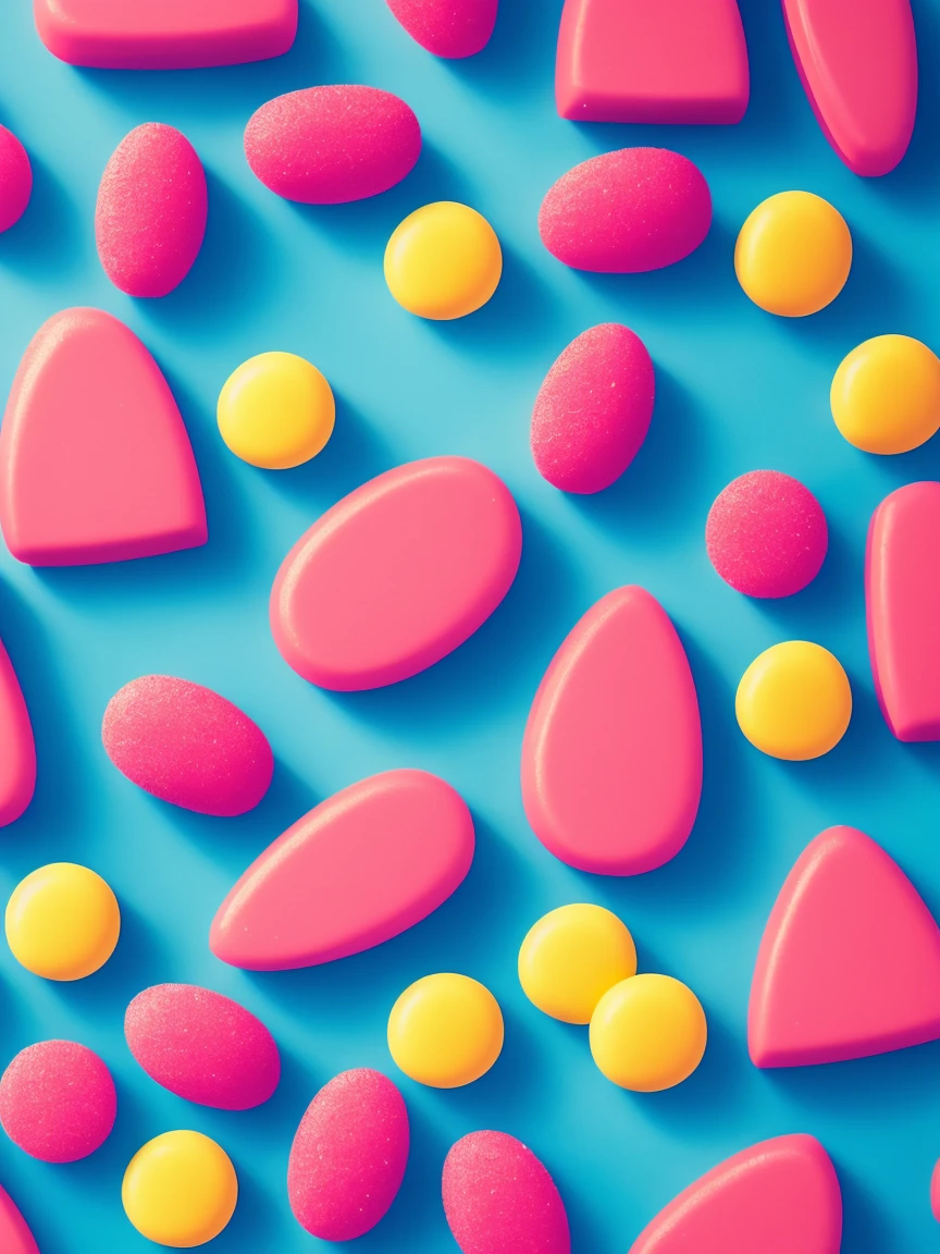 superb minimalism, aesthetic, candy landscape, summer