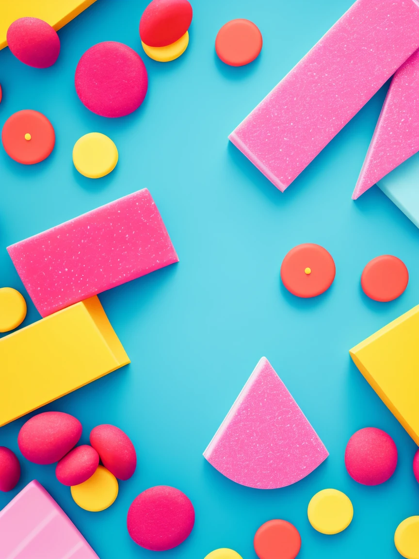 superb minimalism, aesthetic, candy landscape, summer