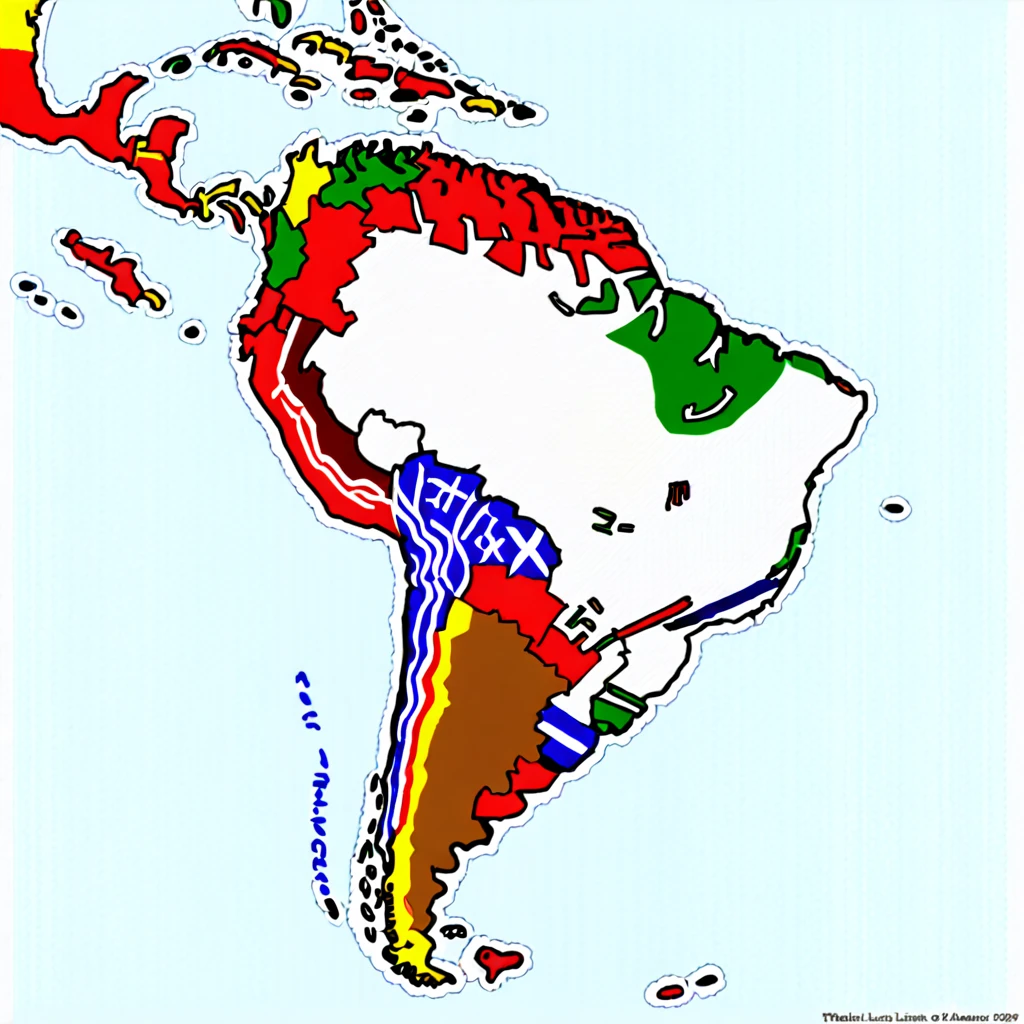 native peoples of Latin America within your map