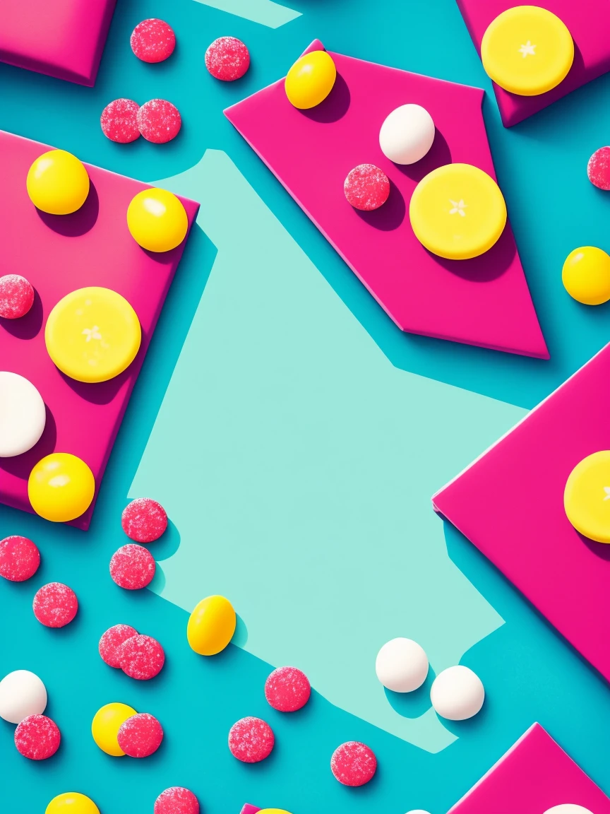 superb minimalism, aesthetic, candy landscape, summer