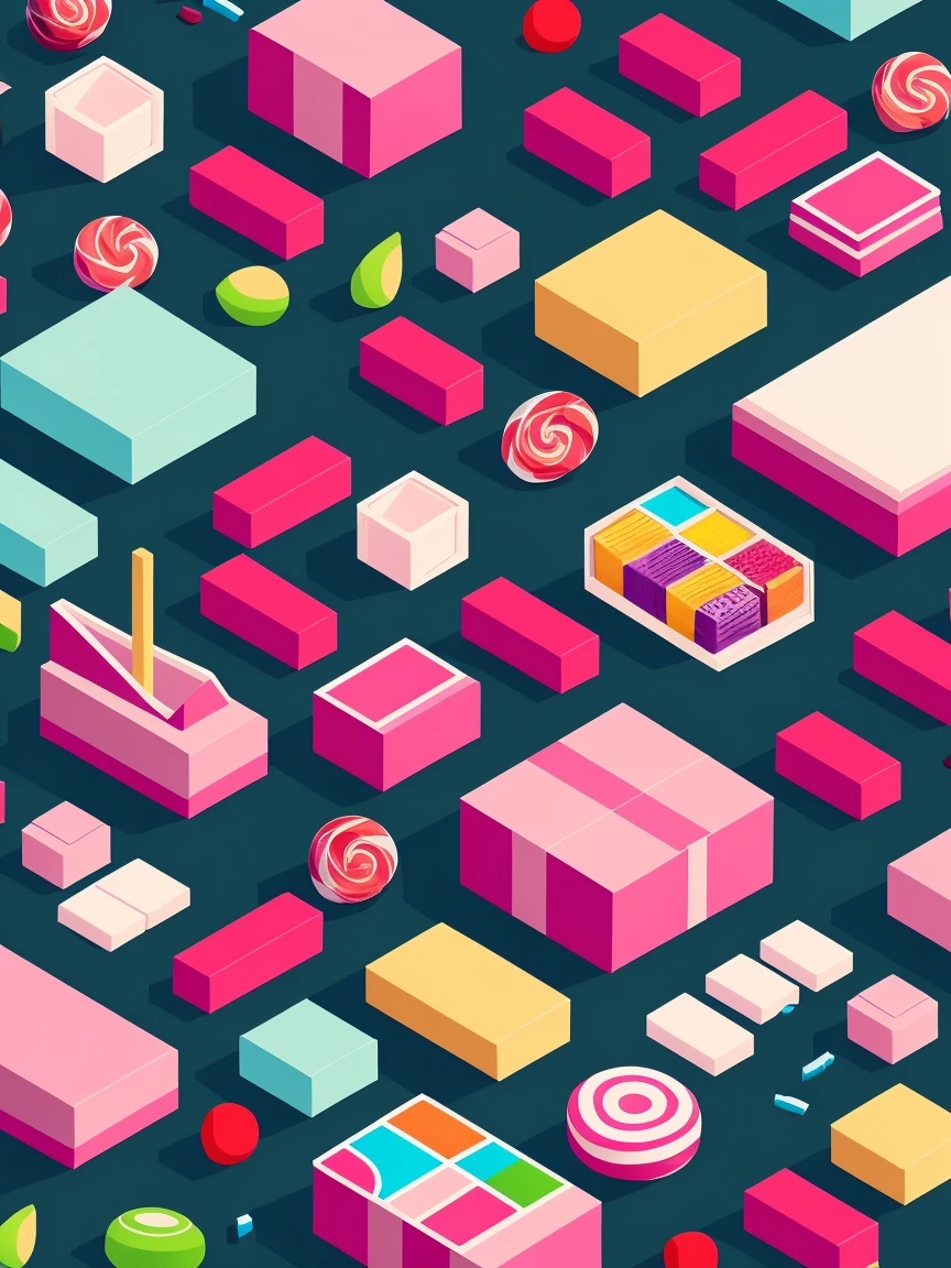 superb minimalism, aesthetic, candy landscape, summer
