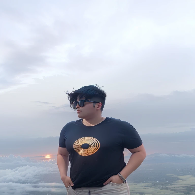 Cloud and sunset