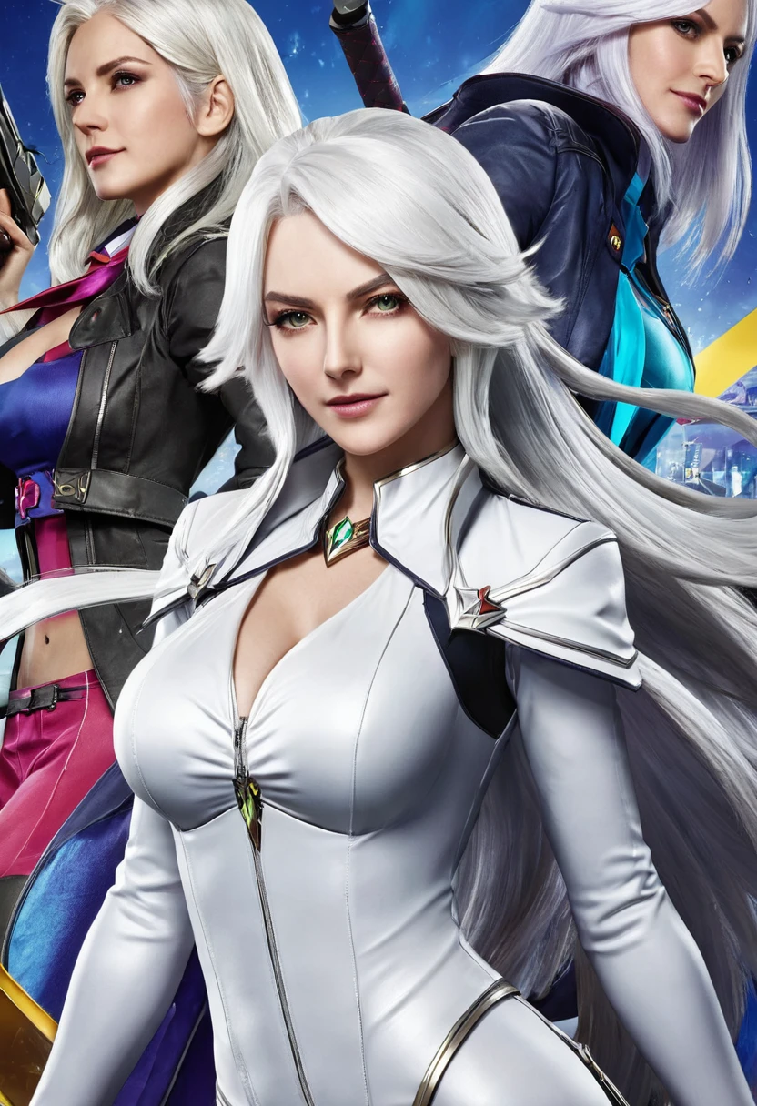 Game promotional image,White-haired women