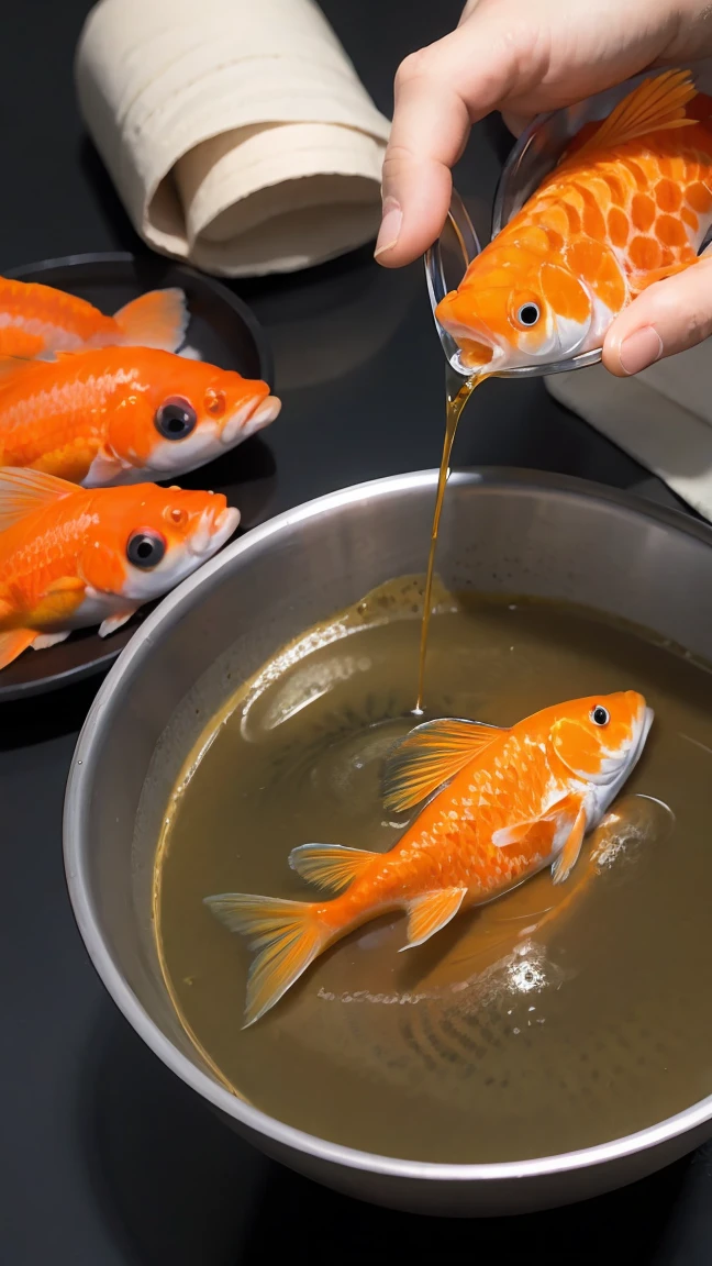 Goldfish scooping