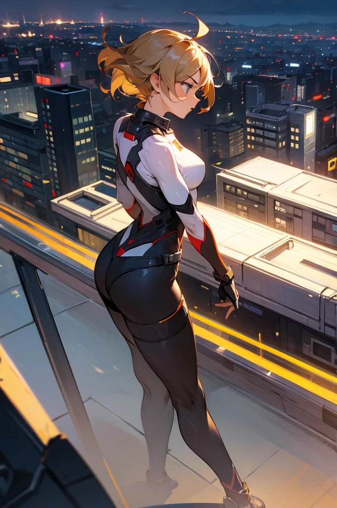 Female ,Hero, City background