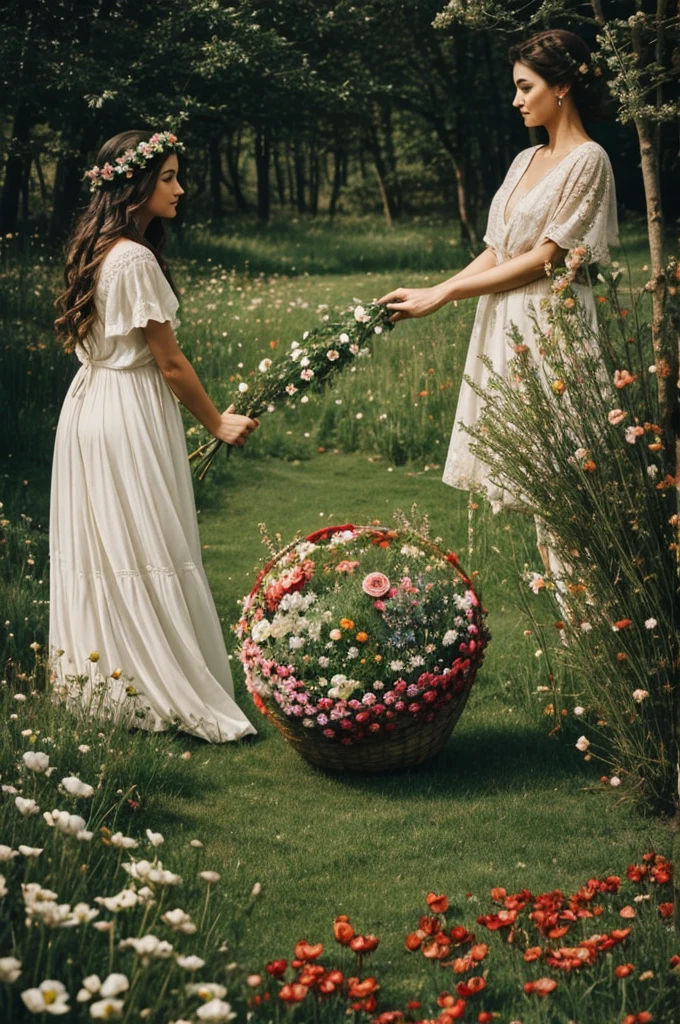Flowered Earth and Persephone
