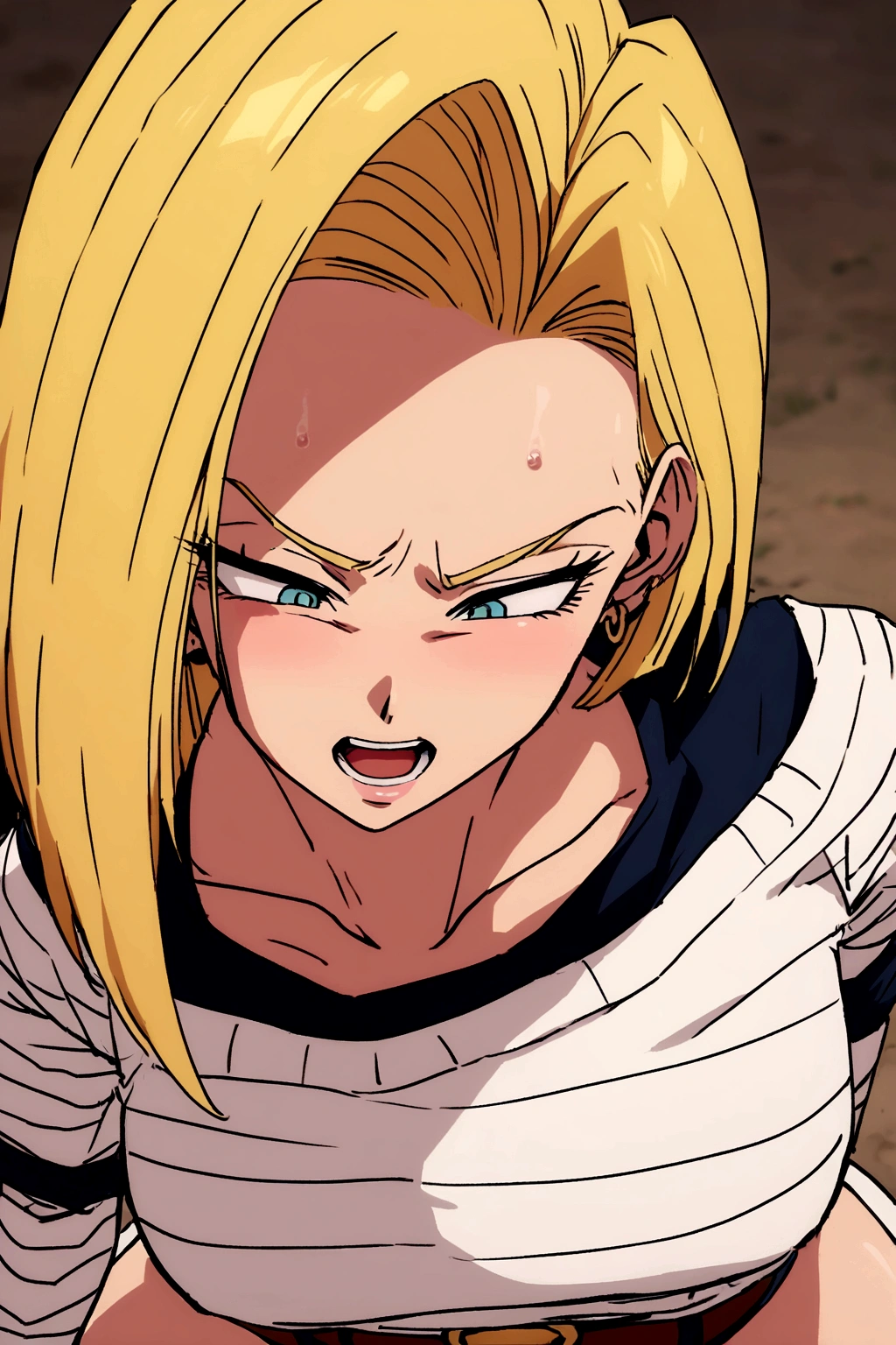 Android 18 getting gangbanged by many man,milf, group sex,single girl in a group