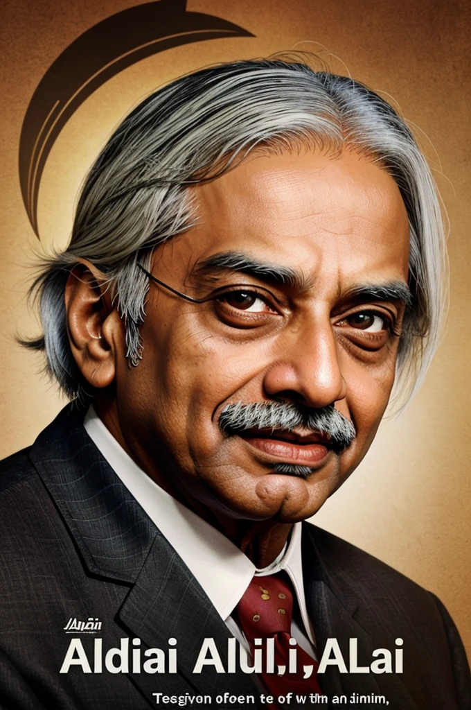A poster showing the life of dr. Apj abdul kalam azad.