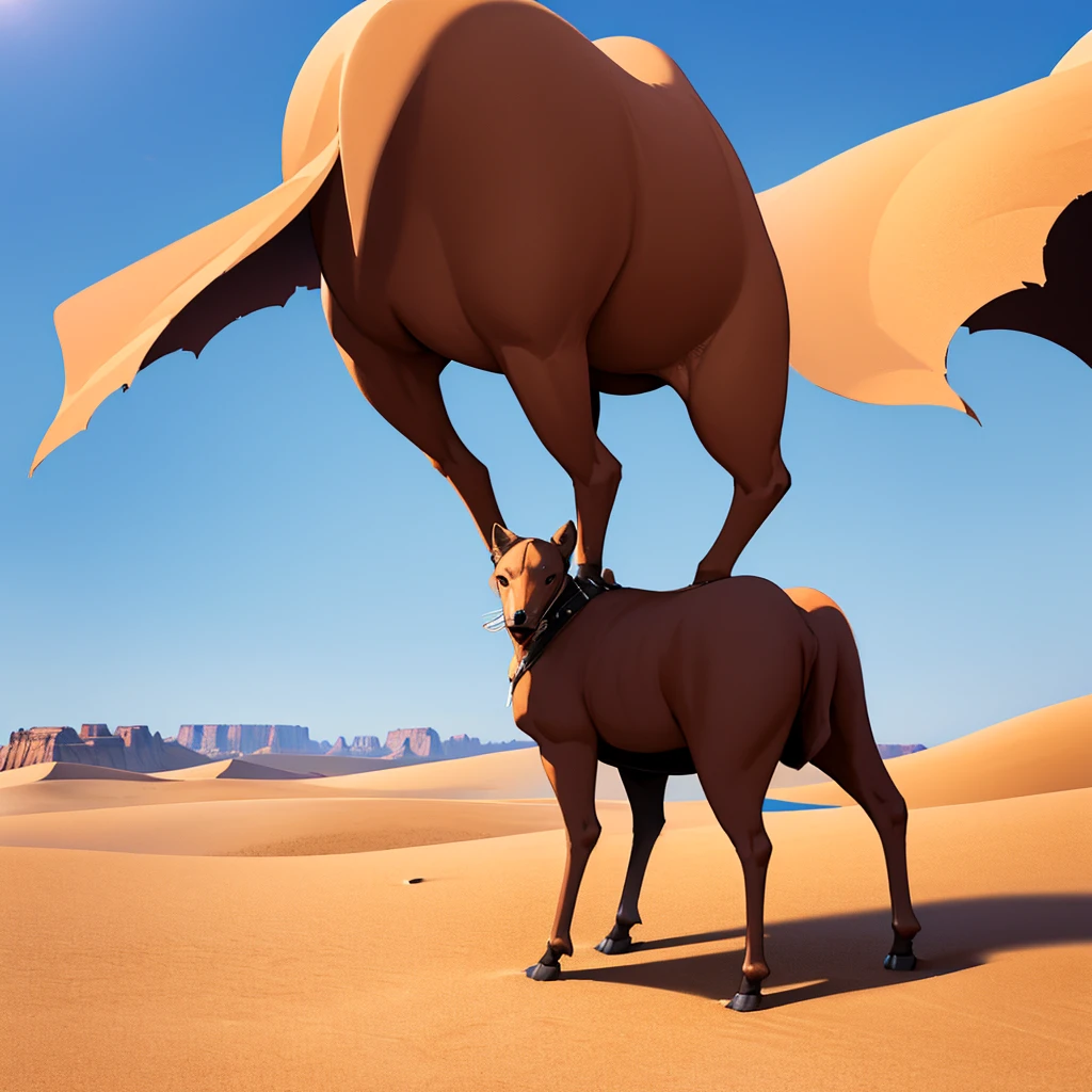 ((((No humans))))、desert、detailed, inattention, blue sky, high quality, 8K