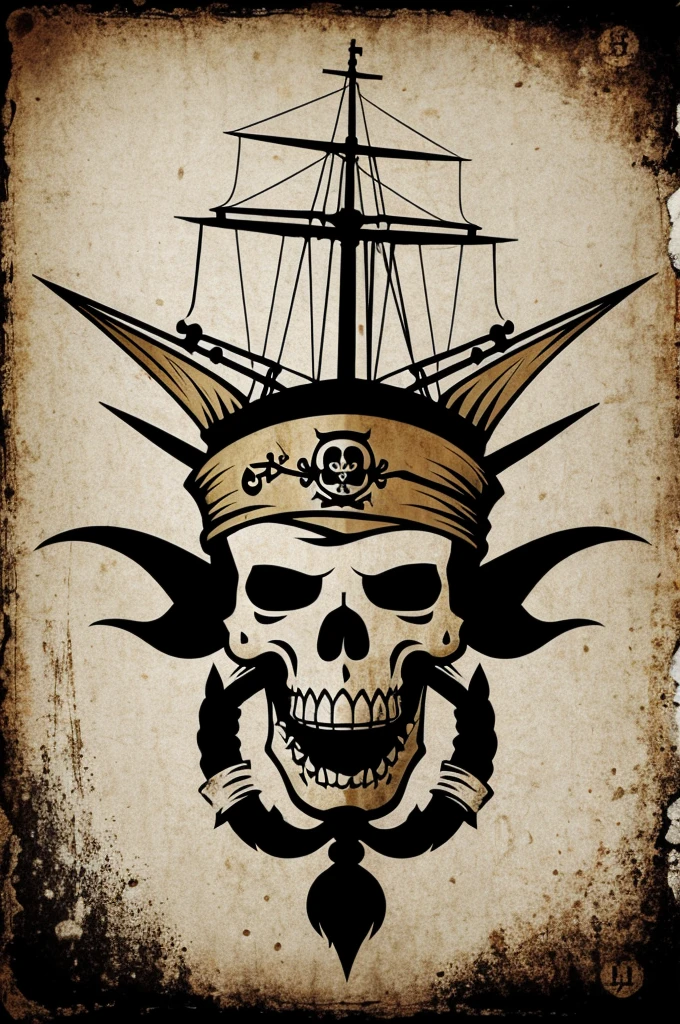 Jolly Roger of a triton