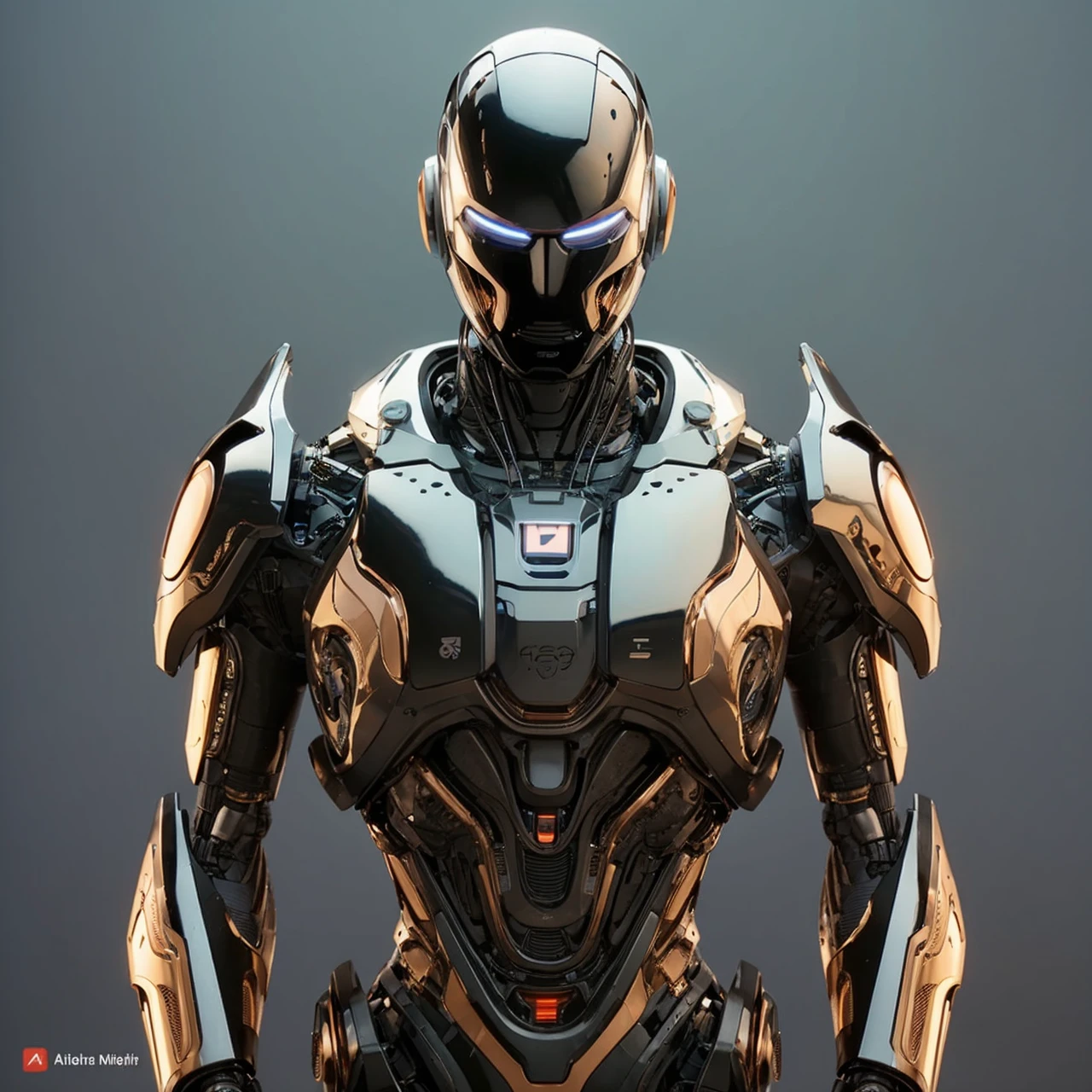 Design a visually appealing non-humanoid robot for Tesla's Optimus android, standing around 5 feet tall with a sleek, modular structure. The robot should have a smooth, rounded head with a digital display for expressions and feedback, a streamlined torso with a tapered waist, and flexible, jointed arms and legs for a wide range of motions. It should feature a combination of metallic silver and matte black with customizable accent colors like Tesla's signature red or electric blue. The design should include discreet sensors and cameras for 360-degree awareness, solar panels for energy efficiency, and a touch-screen interface on the torso. The overall aesthetic should evoke a futuristic, high-tech feel with clean lines and minimalistic features, ensuring it is distinctly non-human yet engaging and attractive, reflecting Tesla's innovative brand.